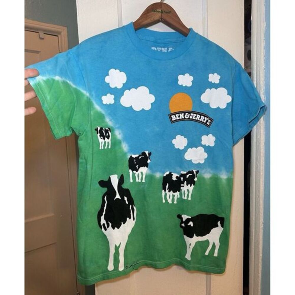 Liquid Blue Vintage Ben and Jerry's Euphoria - Adult Medium Made In‎ USA
